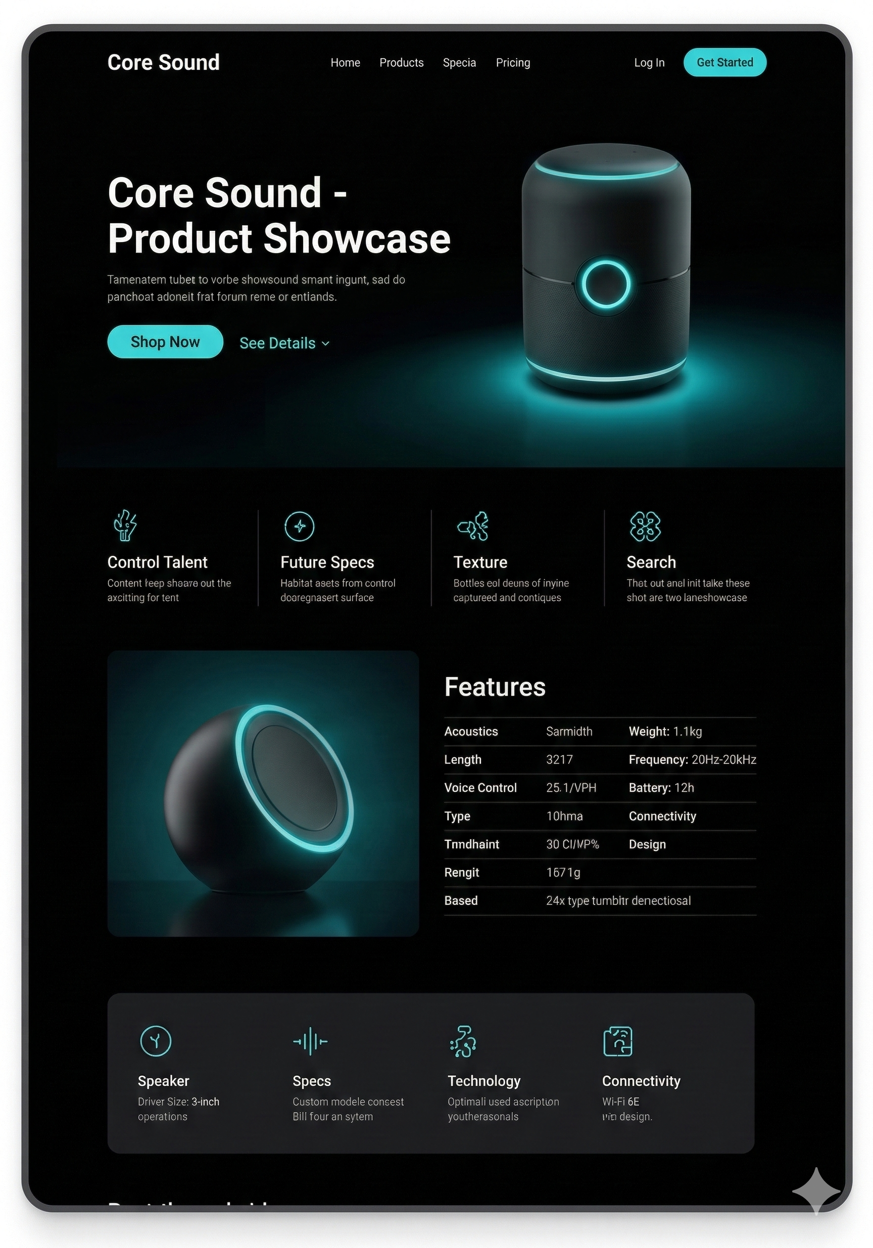 電商風格 · 產品展示